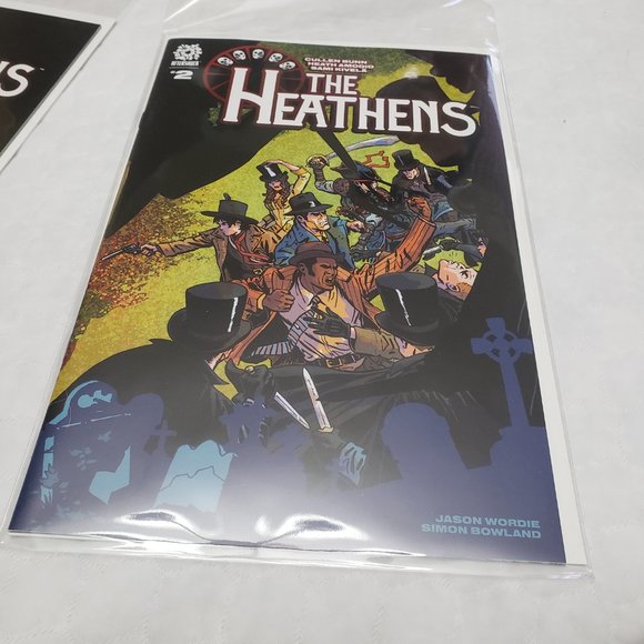 The Heathens #1, #2 Comic Book Lot Aftershock Comics - Picture 3 of 3